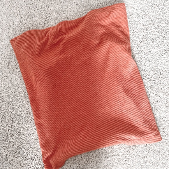 aerie Tops - Aerie orange ribbed tube top